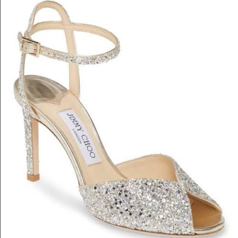 COPY - Jimmy Choo brand new Sacora glitter heels 💫